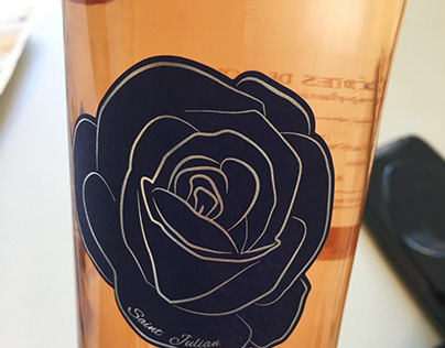 (wine label) Saint Julian Rose