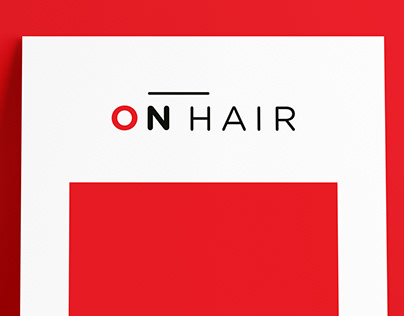 ON HAIR ACADEMY (logotipo + proposta de imagem)
