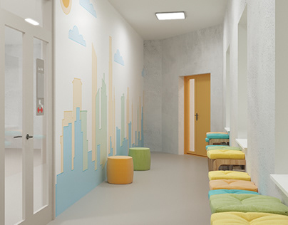 Hallway design for school