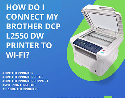 Connect my Brother DCP l2550dw printer to Wi-Fi?