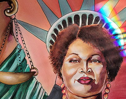 Stacey Abrams as Lady Liberty (Commission)