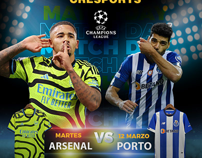 Partido de Champions, Arsenal vrs Porto