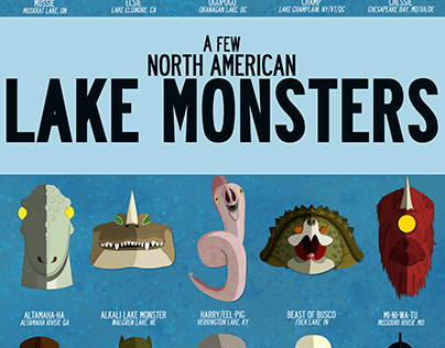 A Few North American Lake Monsters