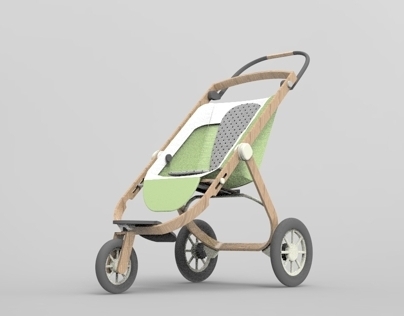 YorGo Modular plywood stroller