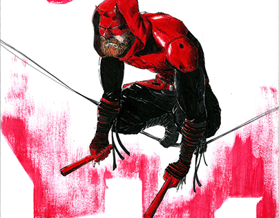 Daredevil in Red