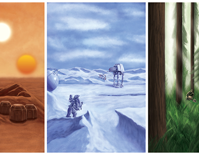 Star Wars Landscape Paintings