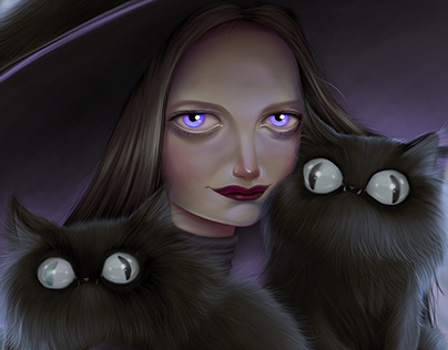 Witch's cats