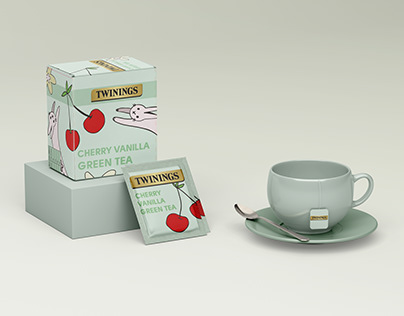 packaging: Twinings tea design