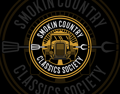 Smokin Country Classics Society Logo Design