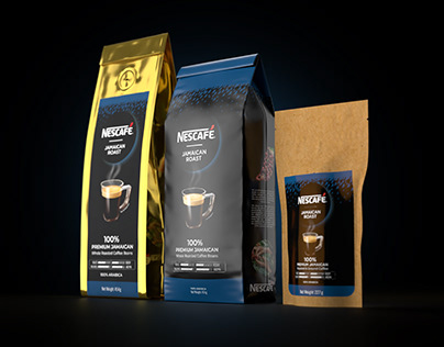 Nescafé Jamaican Roast Coffee - Packaging Design