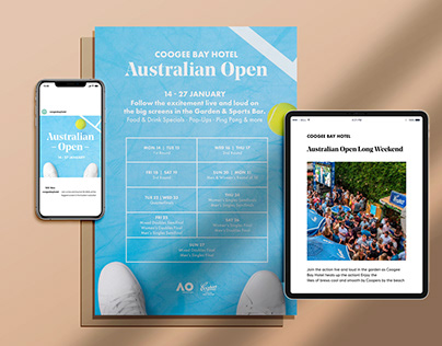 Project thumbnail - Australian Open Design
