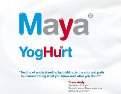 Website for Art Project - Maya YogHurt
