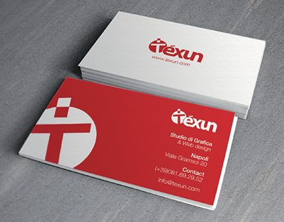 Texun brand. Grafica e Web Design