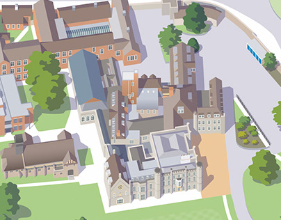 Wycombe Abbey school campus map