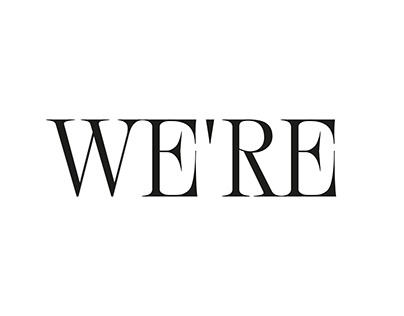 WE'RE | LOGO & WEBSITE