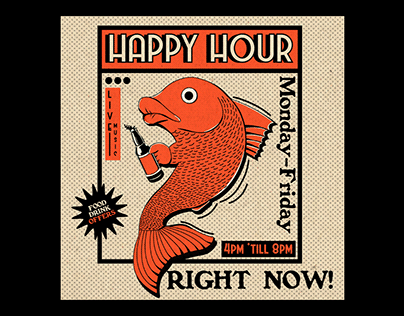 Happy Hour Poster