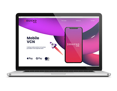 Strona internetowa Quicko VCN