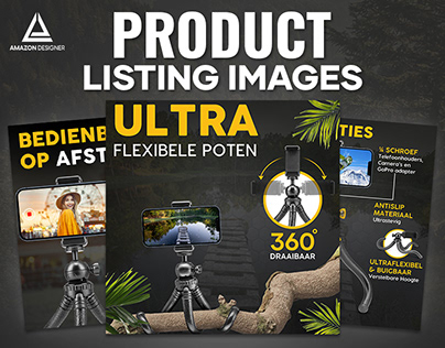 Listing Infographics Images || Flexible Tripod Stand