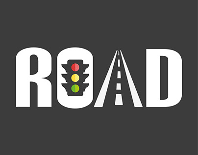 Minimal logo "ROAD"