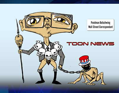 Toon News Conceptual Illustrations