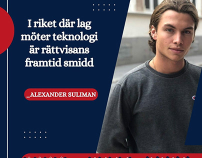 Alexander Suliman delar om juridik
