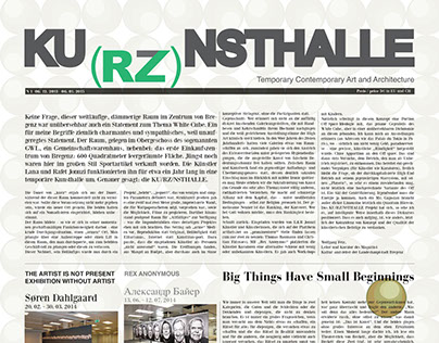 KUrzNSTHALLE Year in Review Exhibitions Catalog
