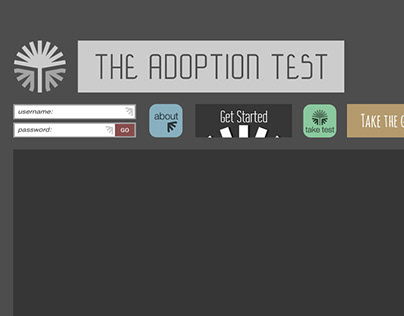 The Adoption Test Logo/Website