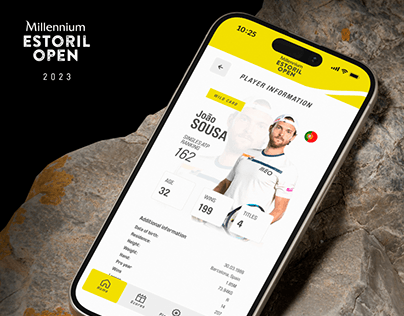 Estoril Open 2023 | Mobile app | UX/UI