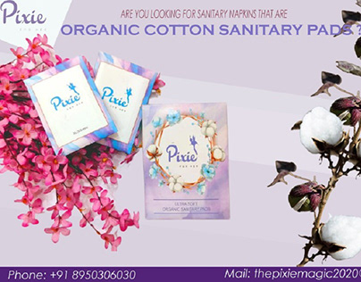 Sanitary napkins that are organic cotton sanitary pads