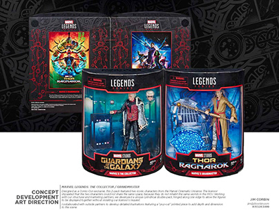 MARVEL LEGENDS SDCC THE COLLECTOR AND THE GRANDMASTER