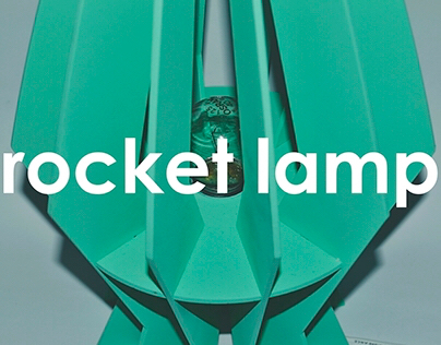 rocket lamp by IDaS Design
