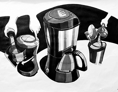 Coffee Maker Rendering