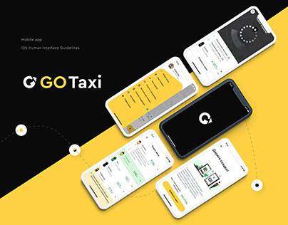 Taxi app | GO Taxi | IOS | UX UI Design | App design