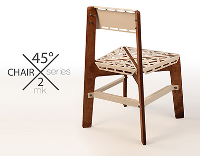 Prefabricated chair 45°/2 (pre-production edition)
