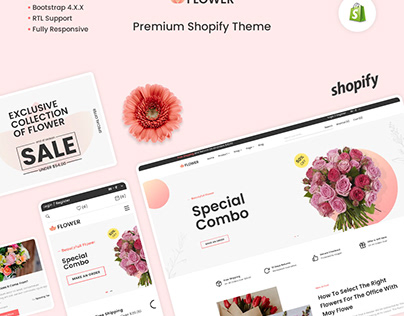 The Flower & Valentine Gift Premium Shopify Theme
