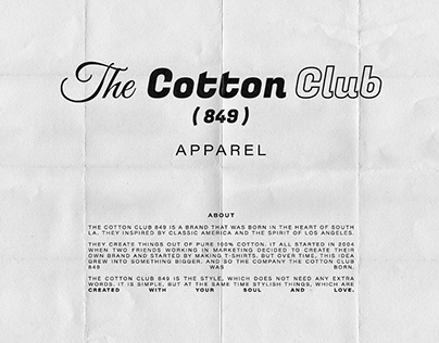 The Cotton Club 849