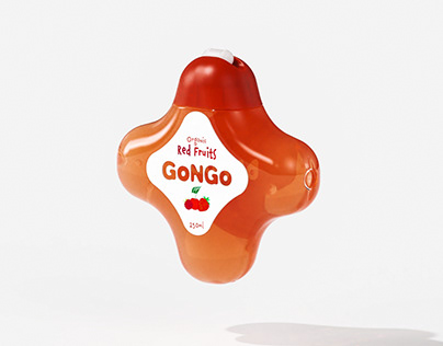 Project thumbnail - GoNGo Fruit Juice Packaging Design Concept