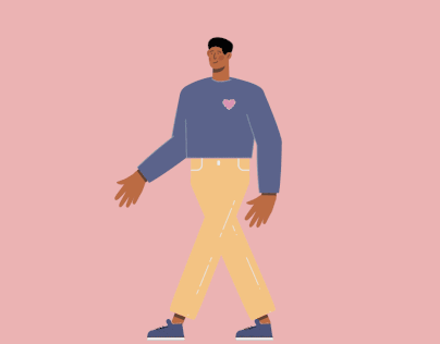 Put your heart on - Walk Cycle