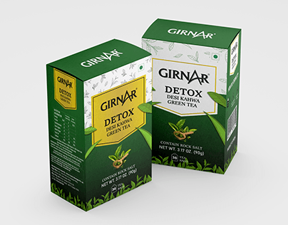 Green Tea Product Packaging Redesign