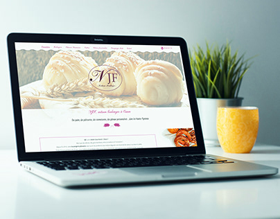 Maquette site web : Pâtisserie & Boulangerie