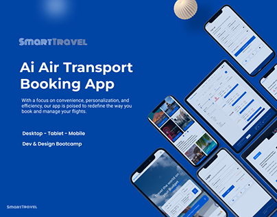 Project thumbnail - UI/UX Design SmartTravel- AI Air Transport Booking App.