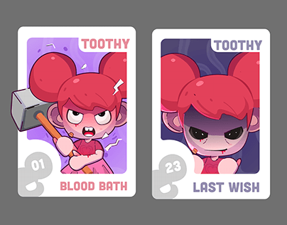 Toothy Character + Cards