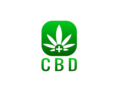design cbd oil medical cannabis weed marijuana logo