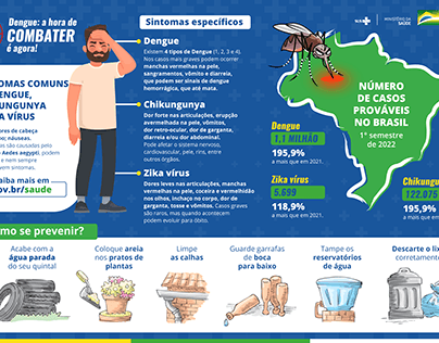 Infográfico - Dengue: a hora de combater é agora!