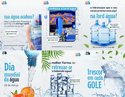 Social Media - Distribuidora de água