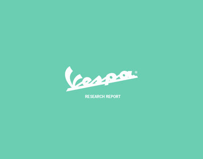 Vespa Townie research report