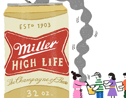 Miller Beer Extra Large