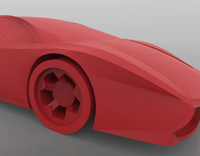 toy car modeled in rhino, rendered in keyshot