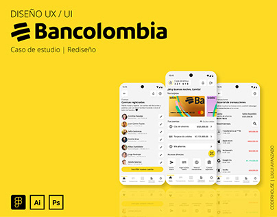 Rediseño app Bancolombia | UX Study case
