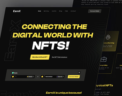 NFT Landing page redesign